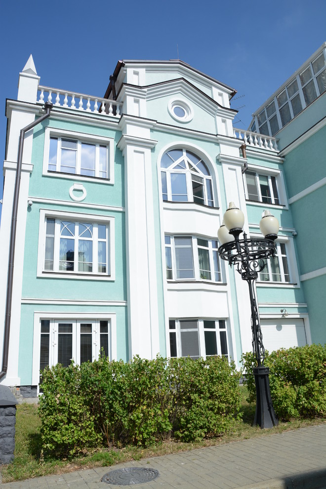 Таунхаус на Береговой (дерево-алюминиевые окна)