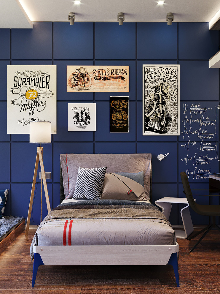 Дизайн детской для подростка 14 кв.м. в ЖК Лайнер