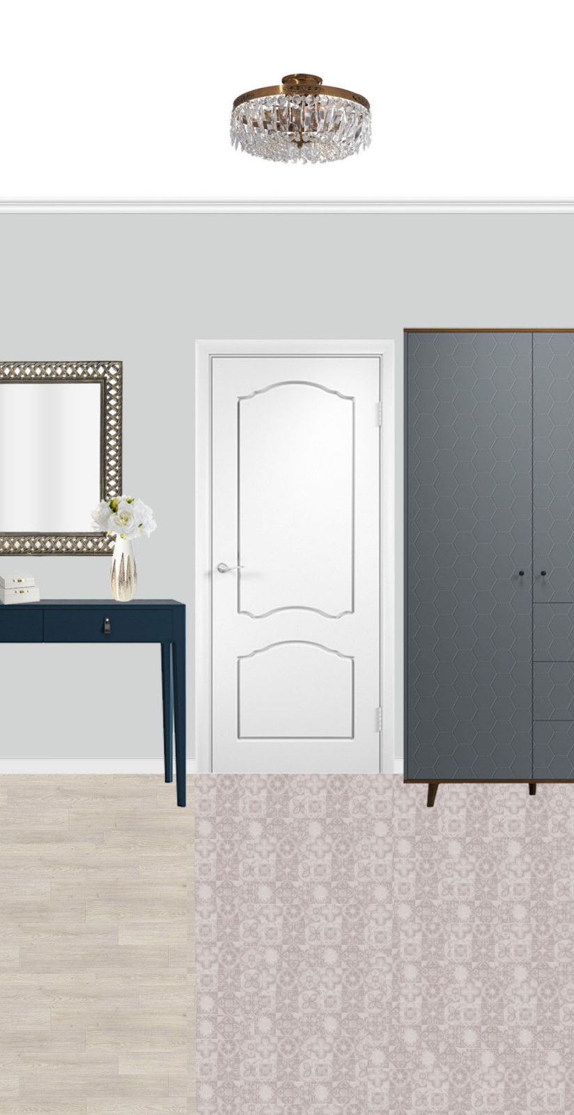 Проект "Коллаж прихожей в 2х вариантах"