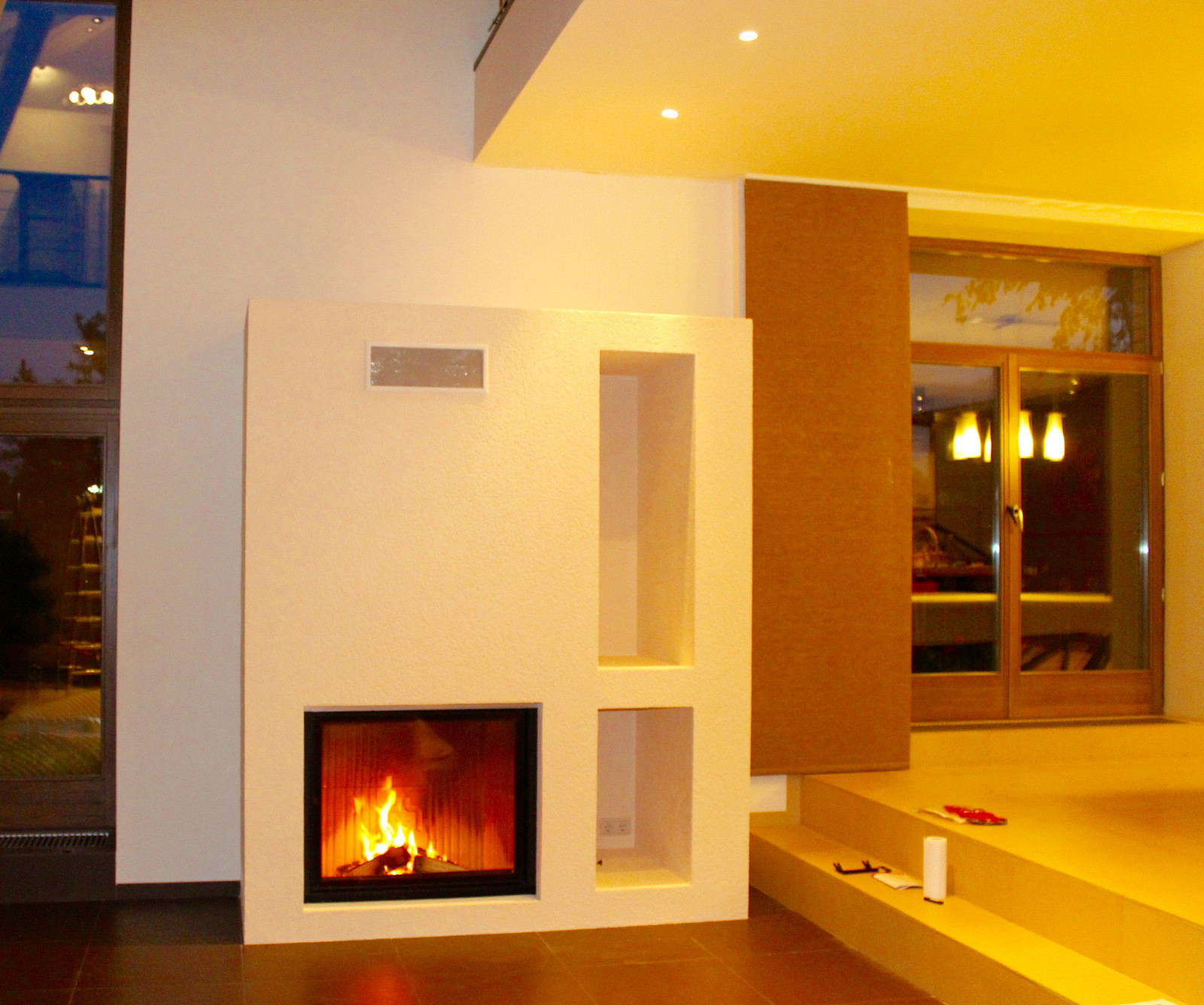 Топка EdilKamin (Италия) модель Cristal 90 в индивидуальной облицовке