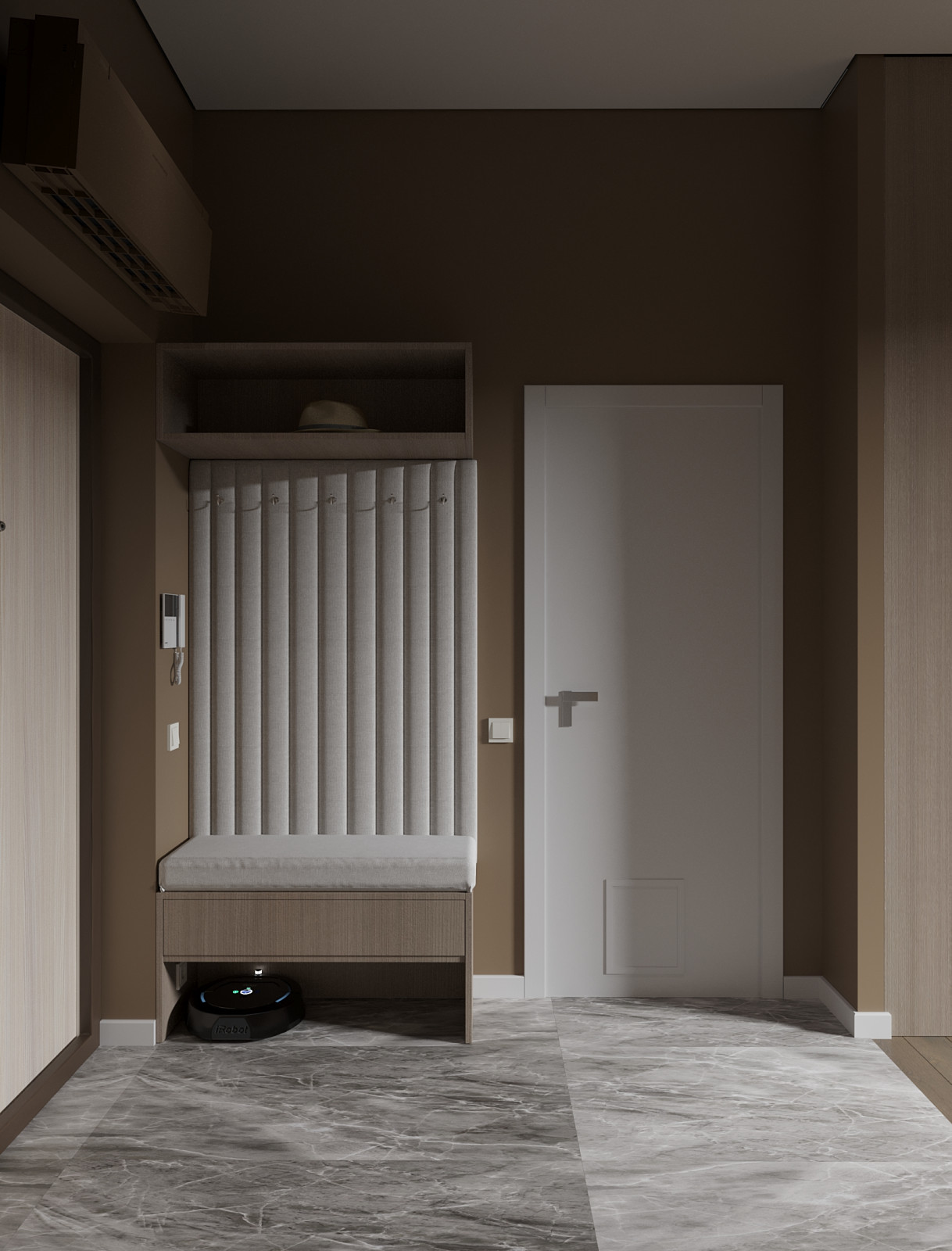 Современный интерьер для молодой семьи в квартире 36 м²