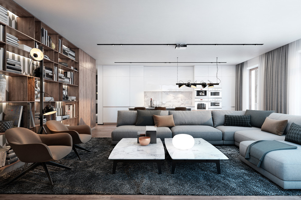 Neat interior for a young family.