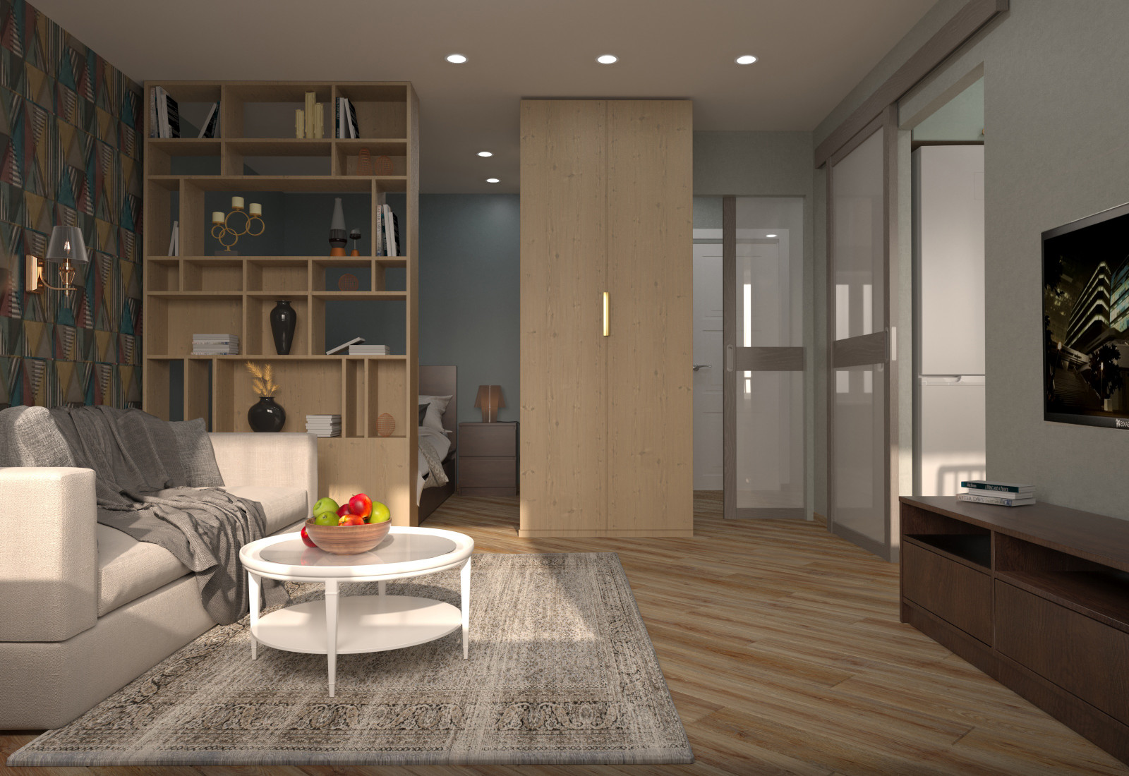 Интерьер очень маленькой квартиры