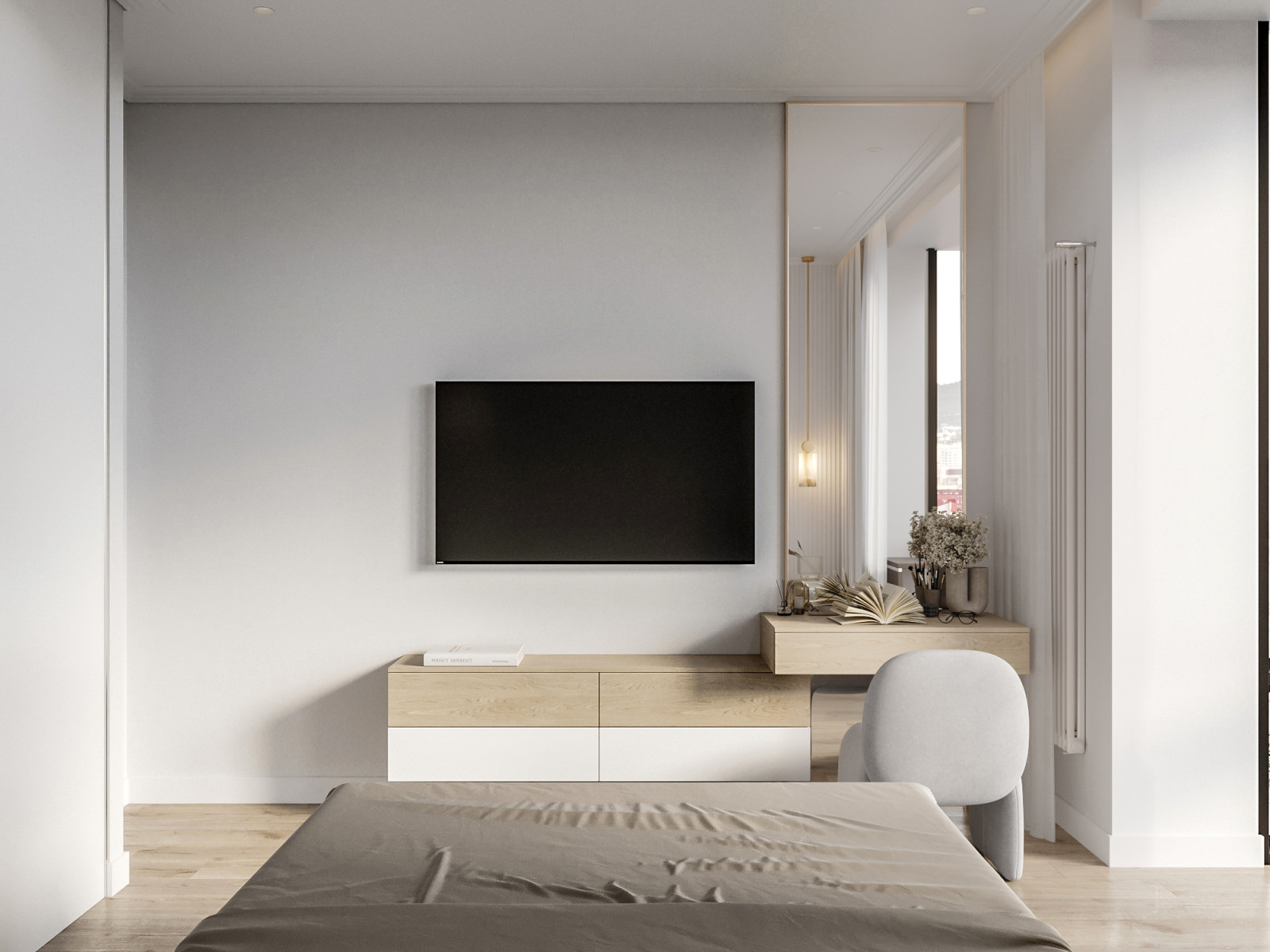 Современная квартира 94 м² - проект для семьи с ребёнком