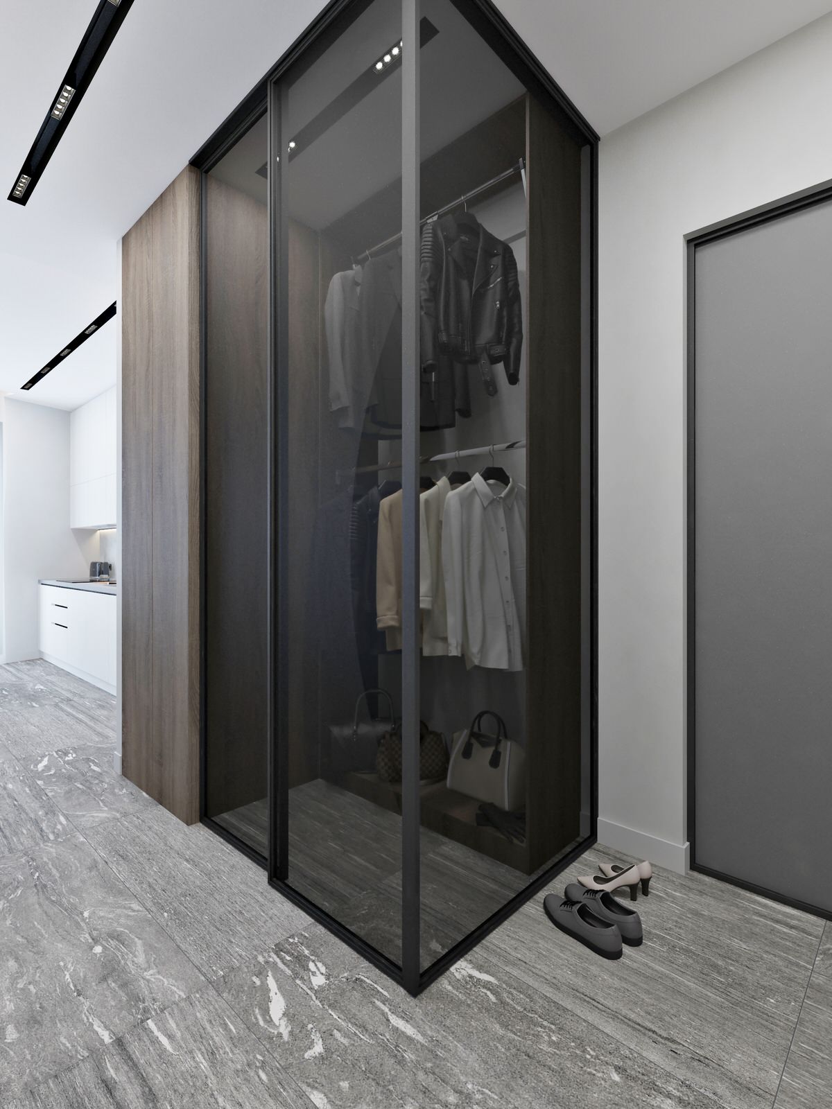 Минималистичный интерьер для молодой семьи