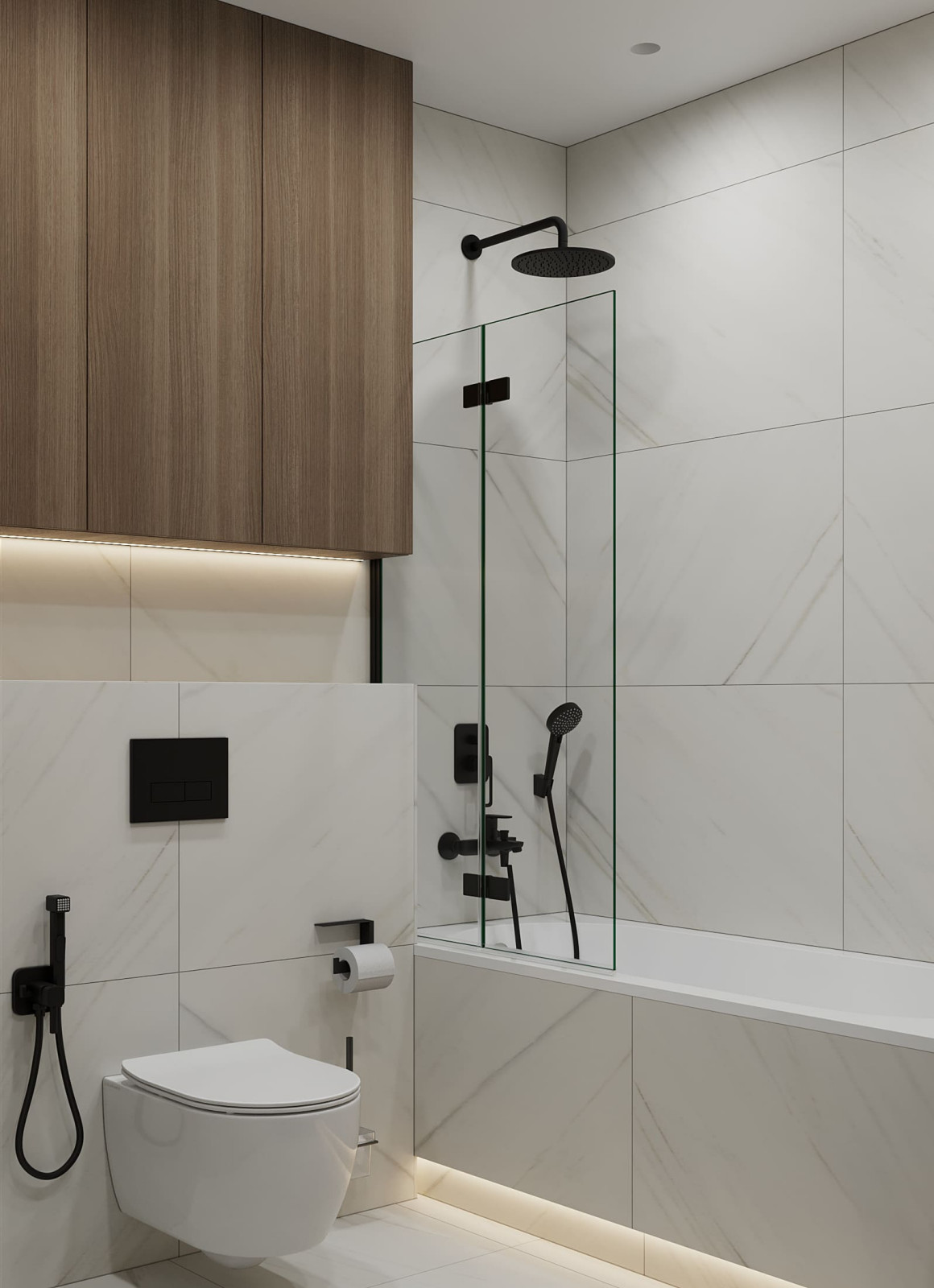 Дизайн-проект квартиры для семейной пары в современном стиле