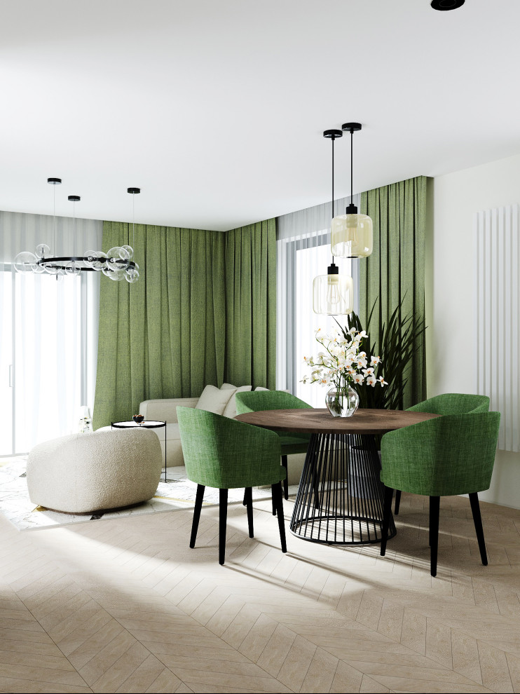 Дизайн-проект кухни-гостиной