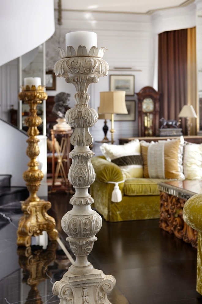 Пентхаус в Москве. Гостиная и кабинет