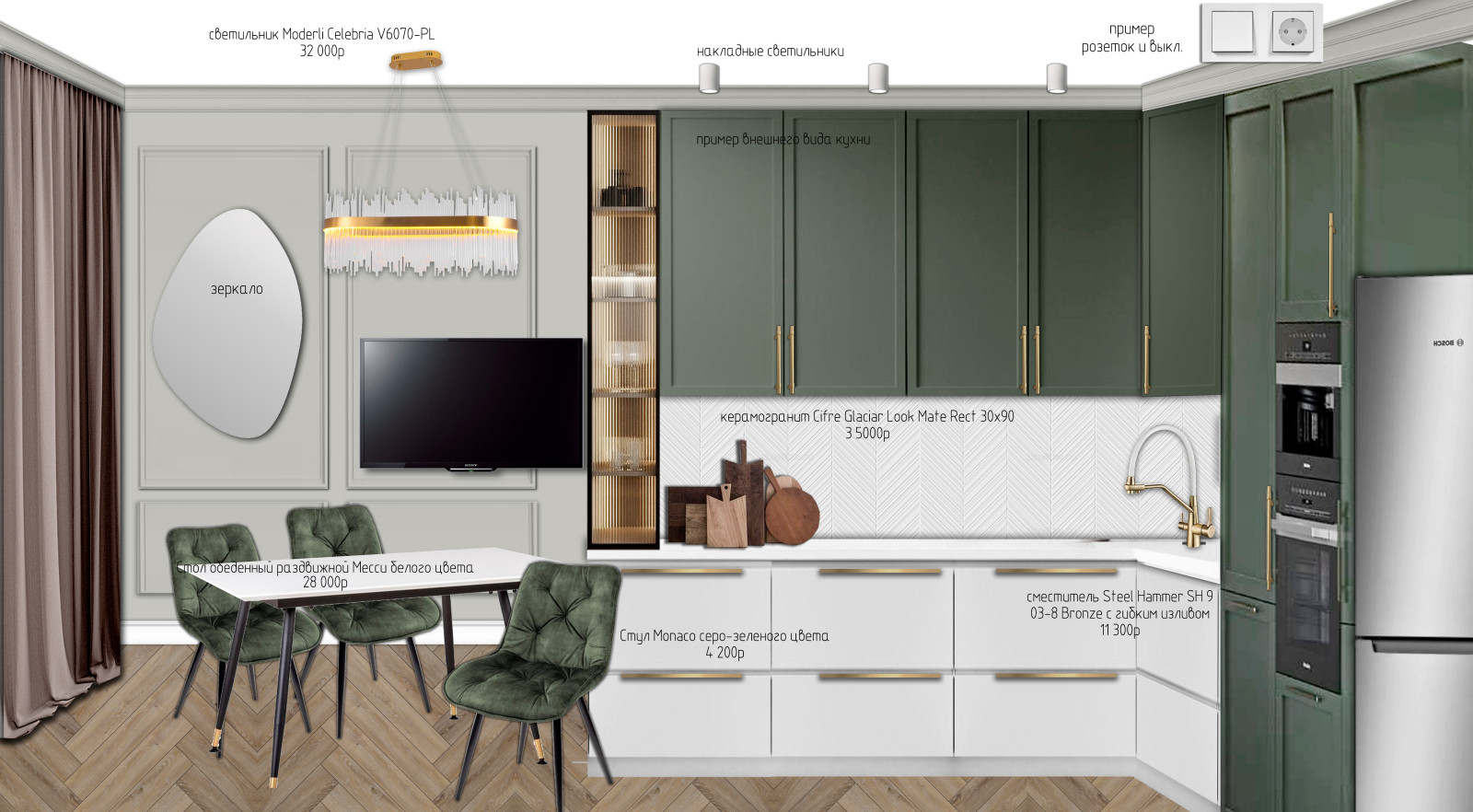 Эскизный проект квартиры