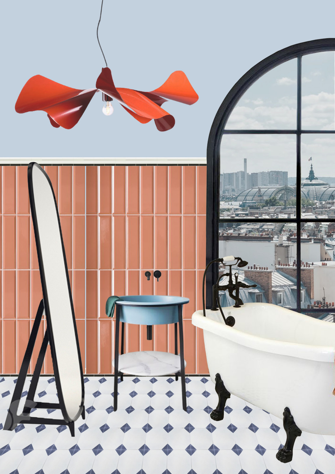 Дизайн-проект интерьера «Утро в Париже»