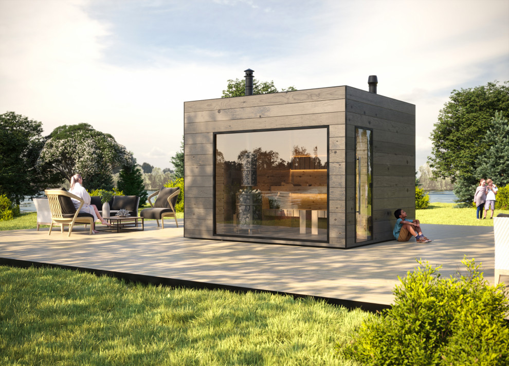 Обложка проекта: Экстерьер и интерьер бани