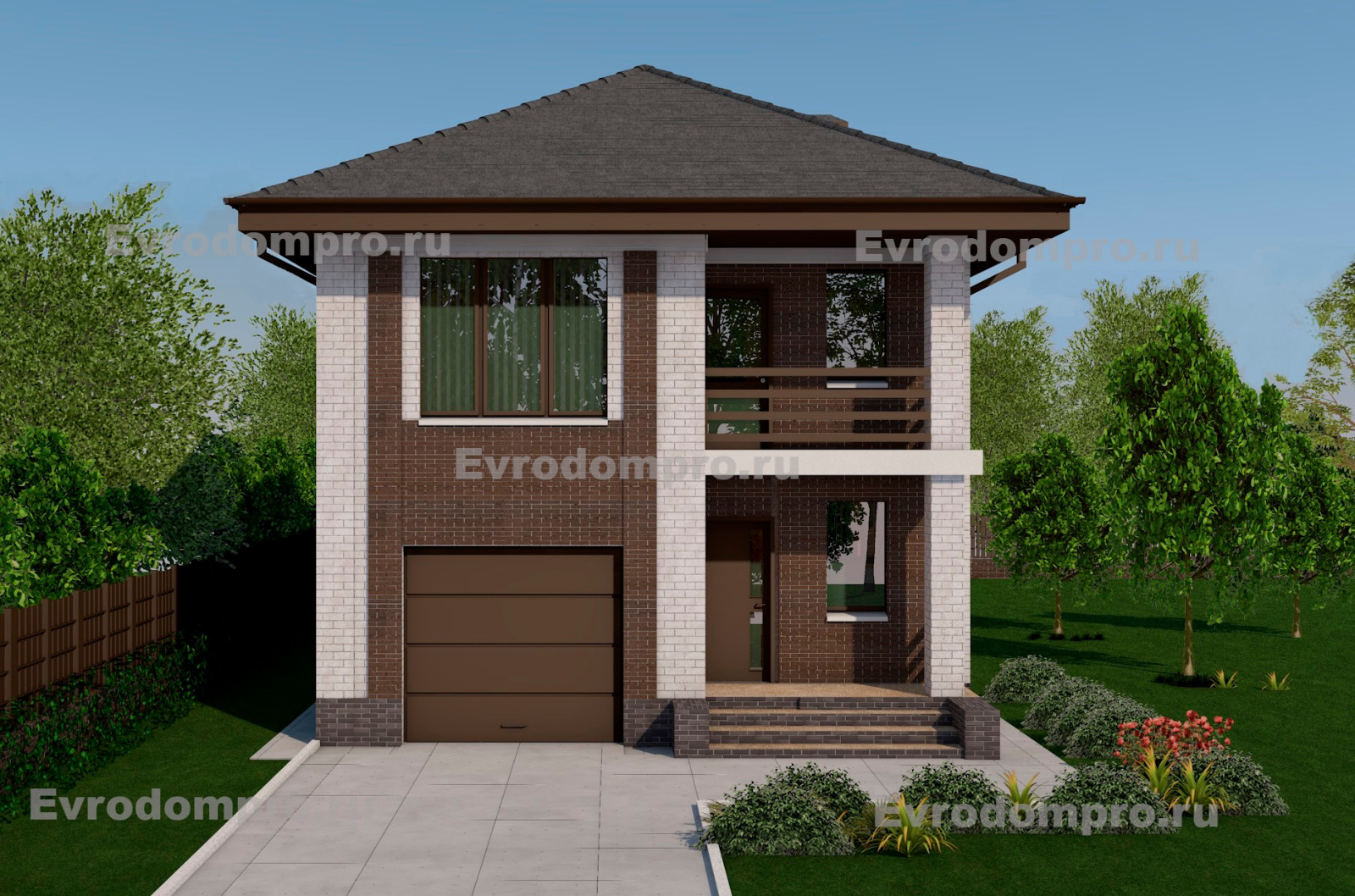 Обложка проекта: Дом в современном стиле А-14