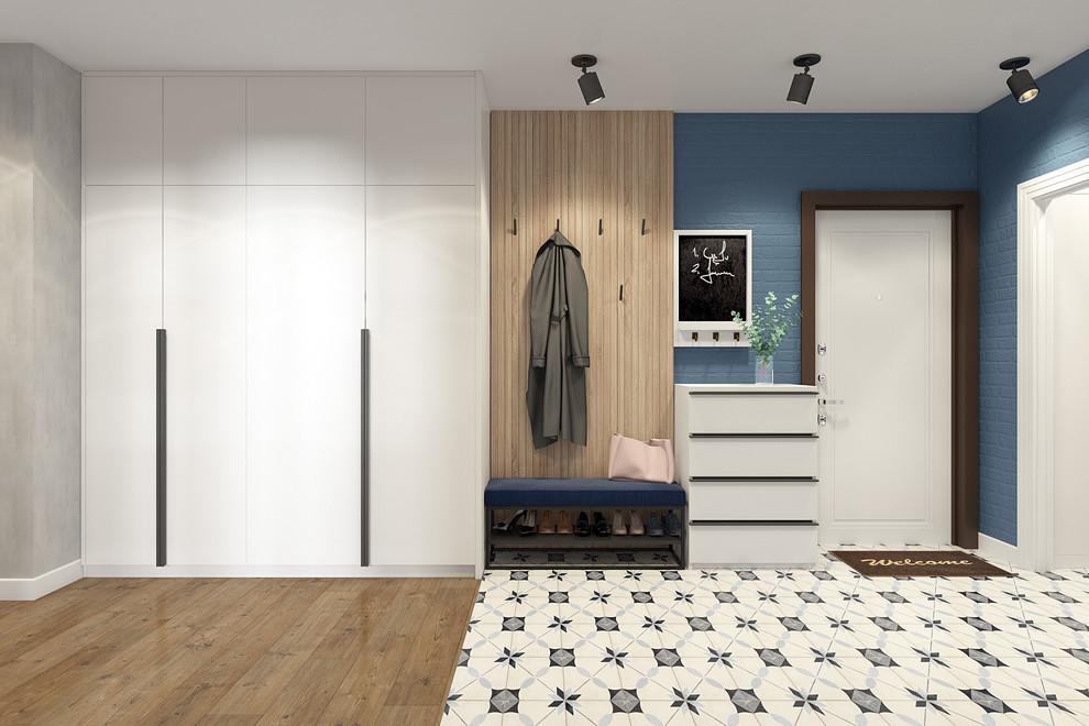 Квартира 60 кв.м  в стиле лофт + современный стиль.