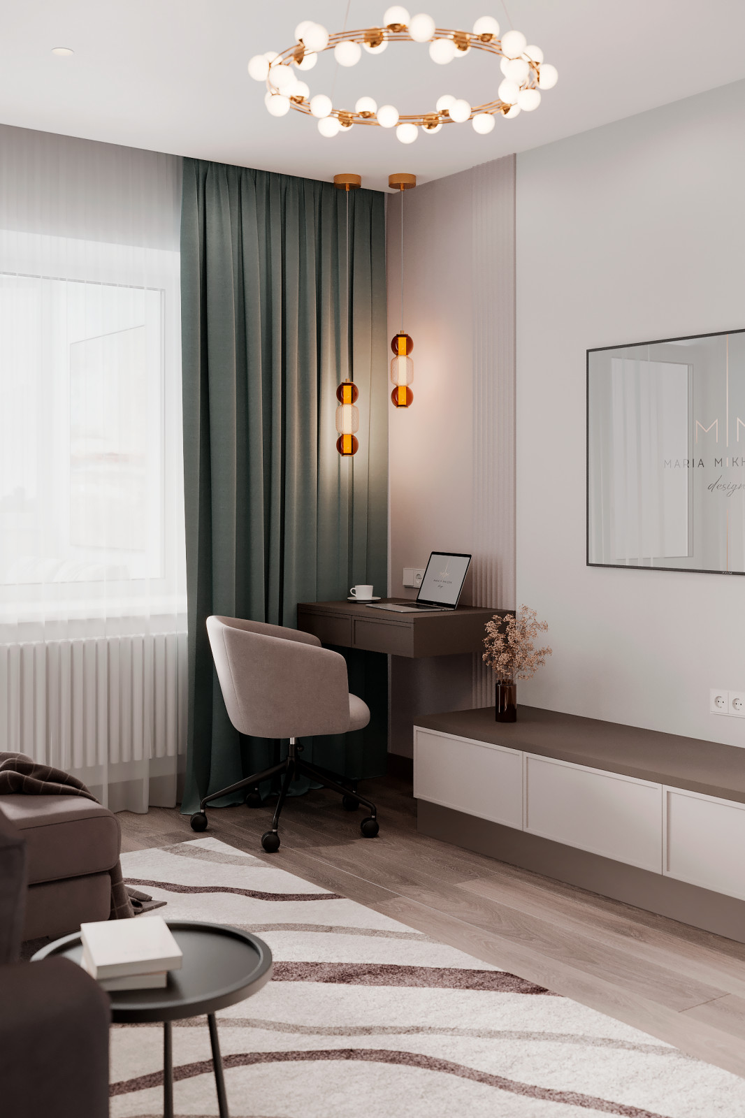 Светлый интерьер