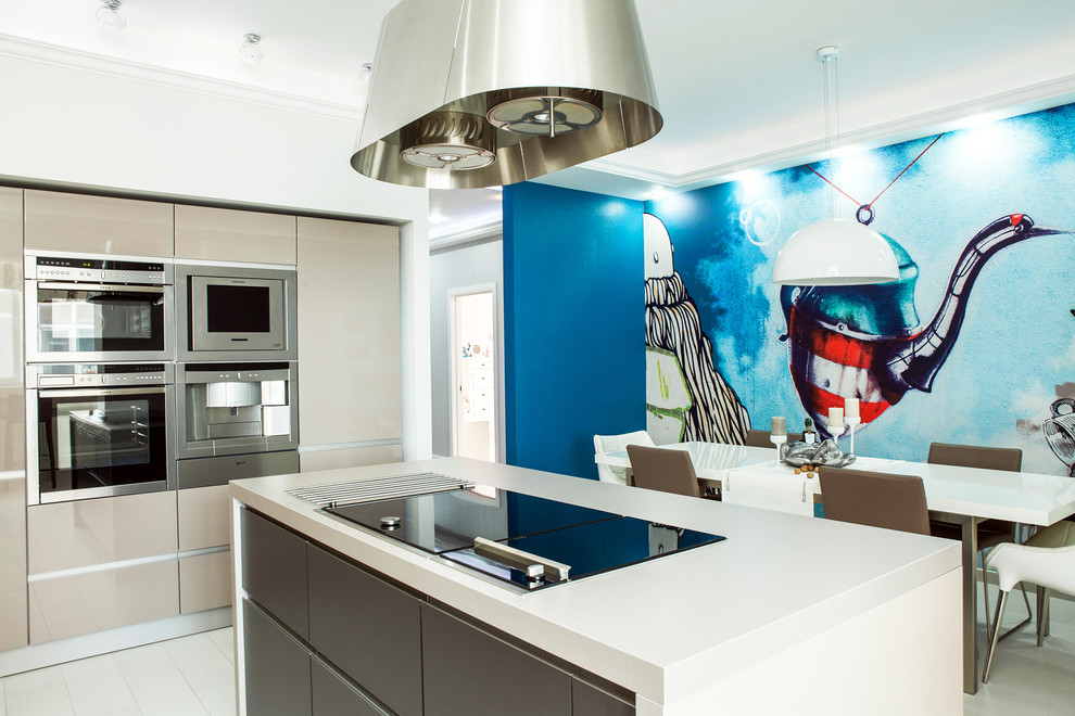 Квартира 250 м2 "Зима в скандинавском лесу"