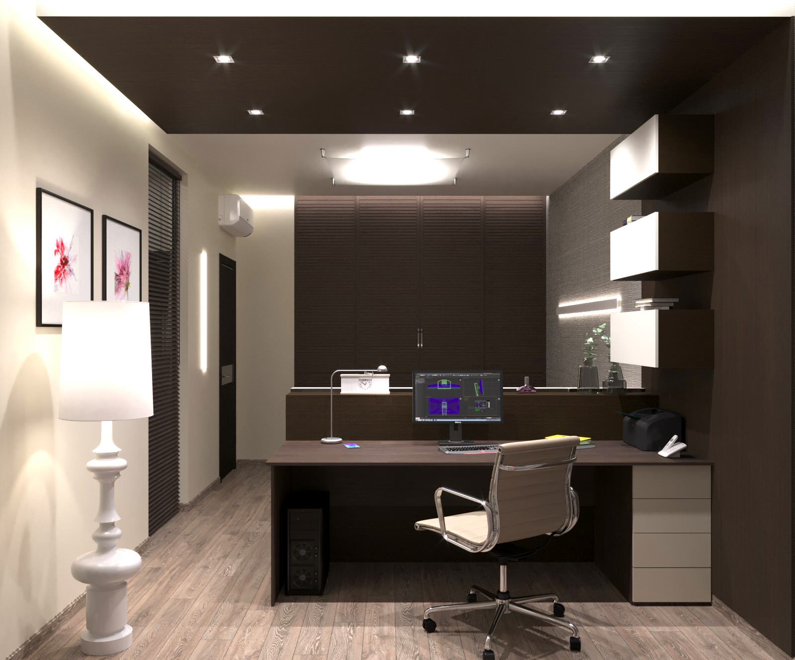 Дизайн-проект квартиры 40 м² ЖК «Ботанический Сад Life»