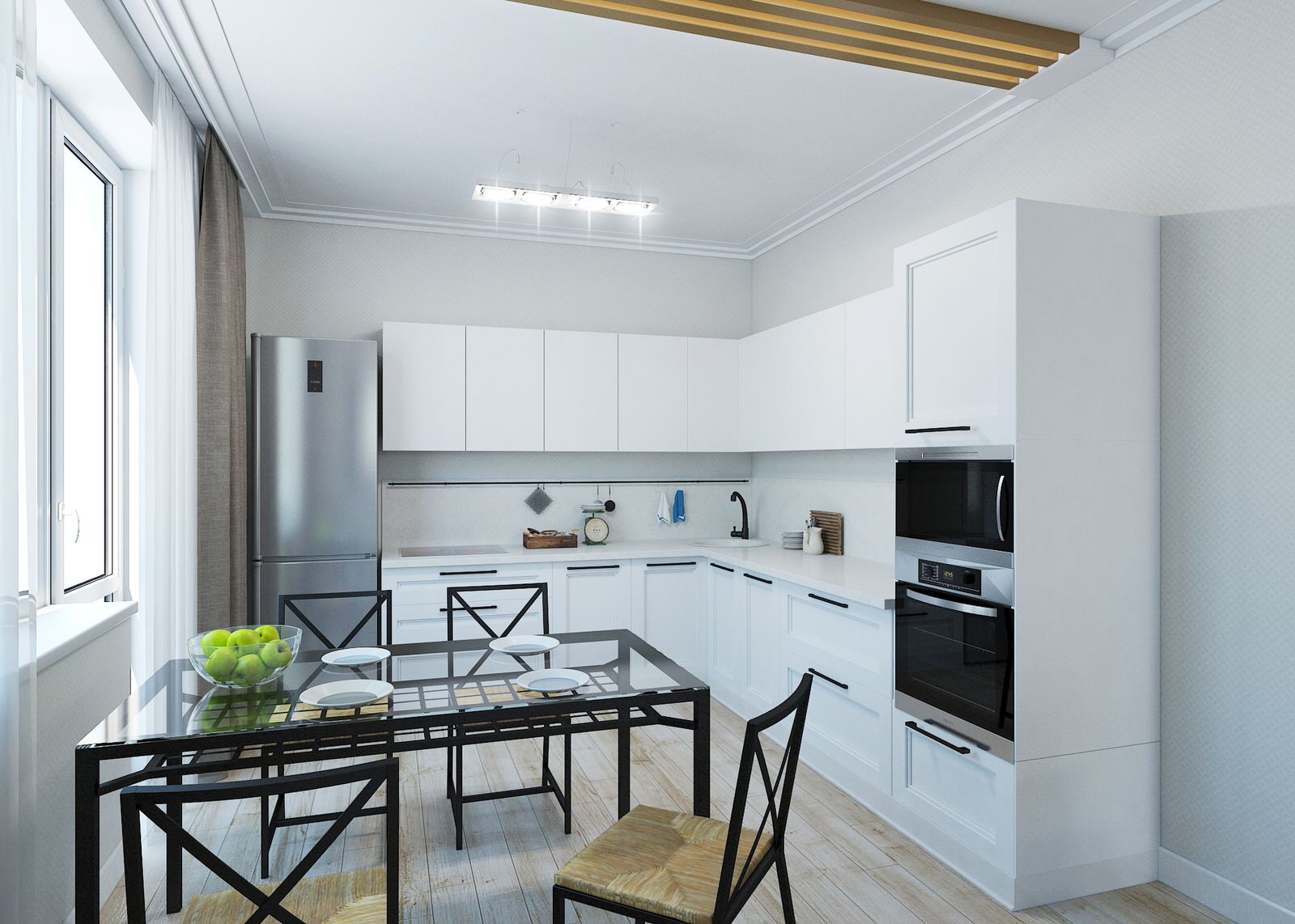 Коттедж в белом