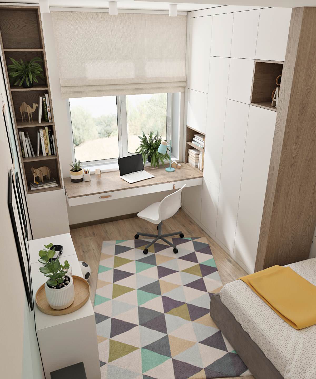 Интерьер квартиры 70 кв.м. для семьи с двумя детьми