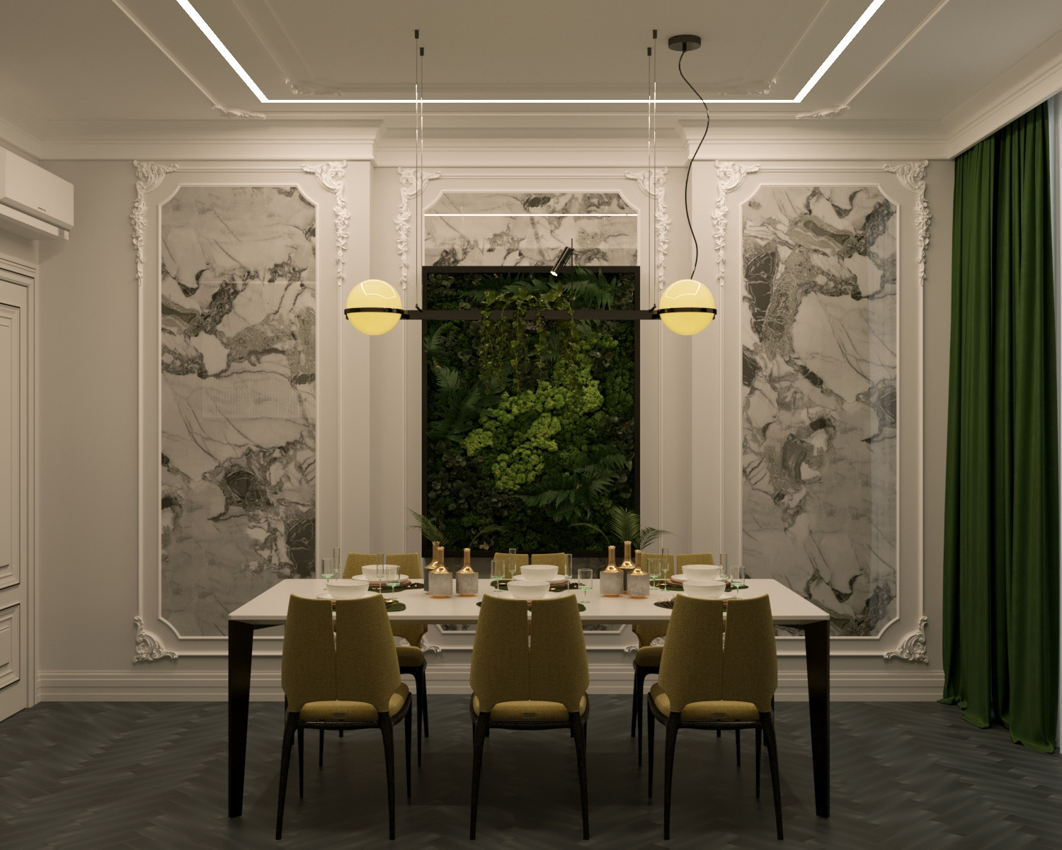 Кухня ЖК Суббота "Пальмовая ветвь"