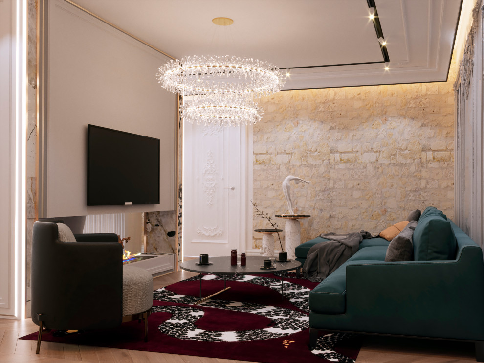 Особняк Алексея Ягудина и Татьяны Тотьмяниной. Гостиная