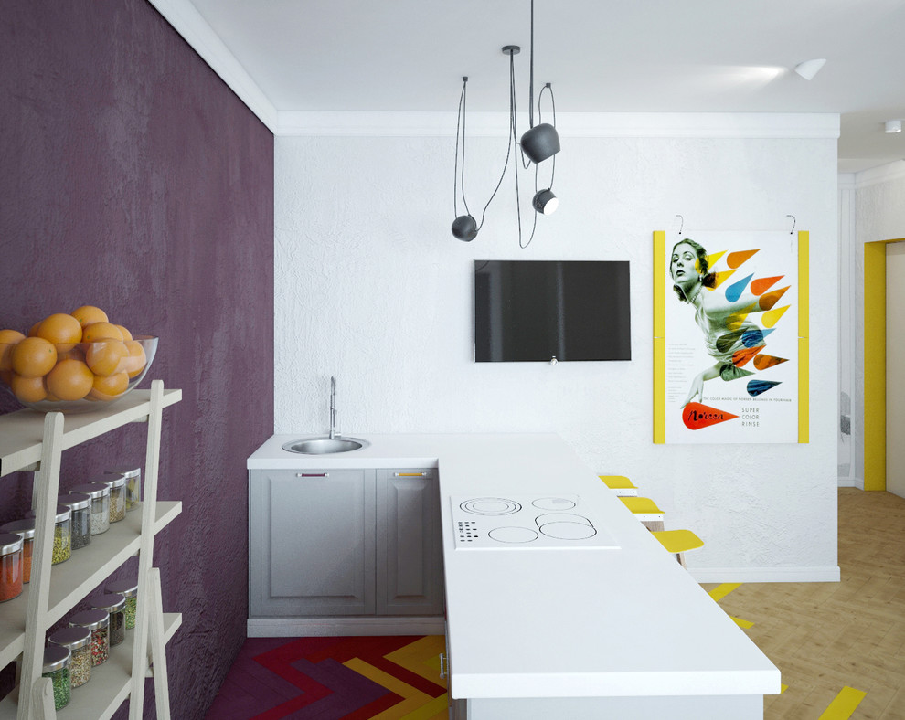 Обложка проекта: Квартира площадью 24 кв.м. для молодой девушки.