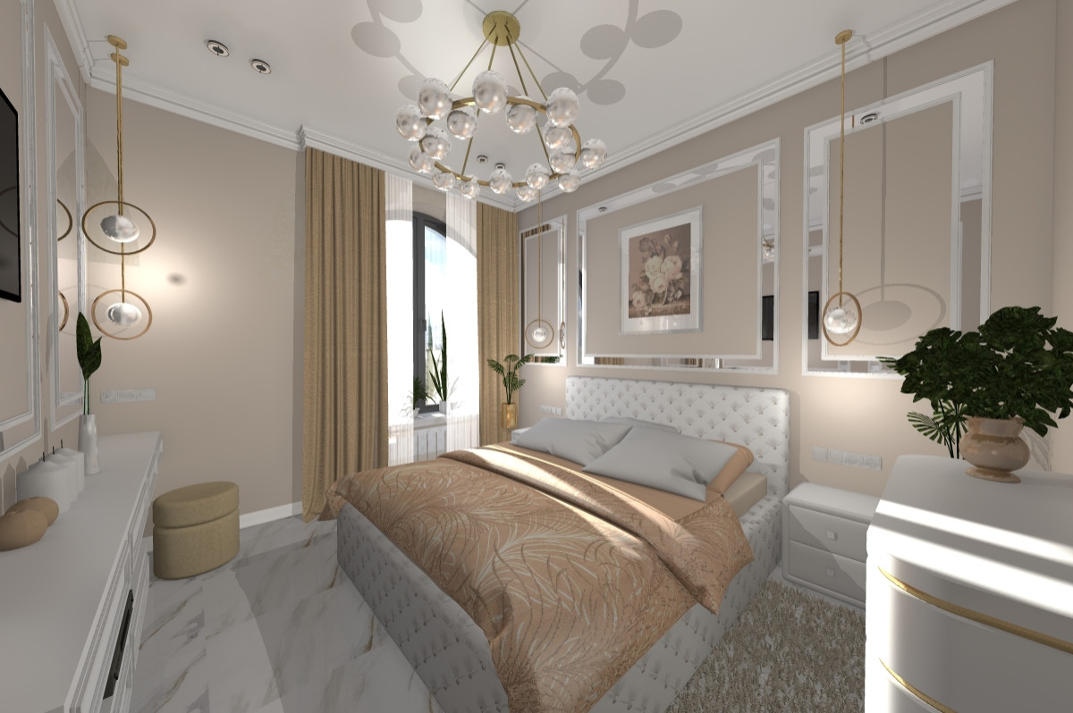 Дизайн и ремонт трехкомнатной квартиры (м. Рассказовка)