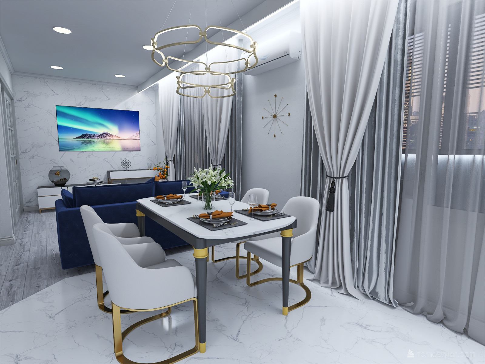 Кухня-гостиная