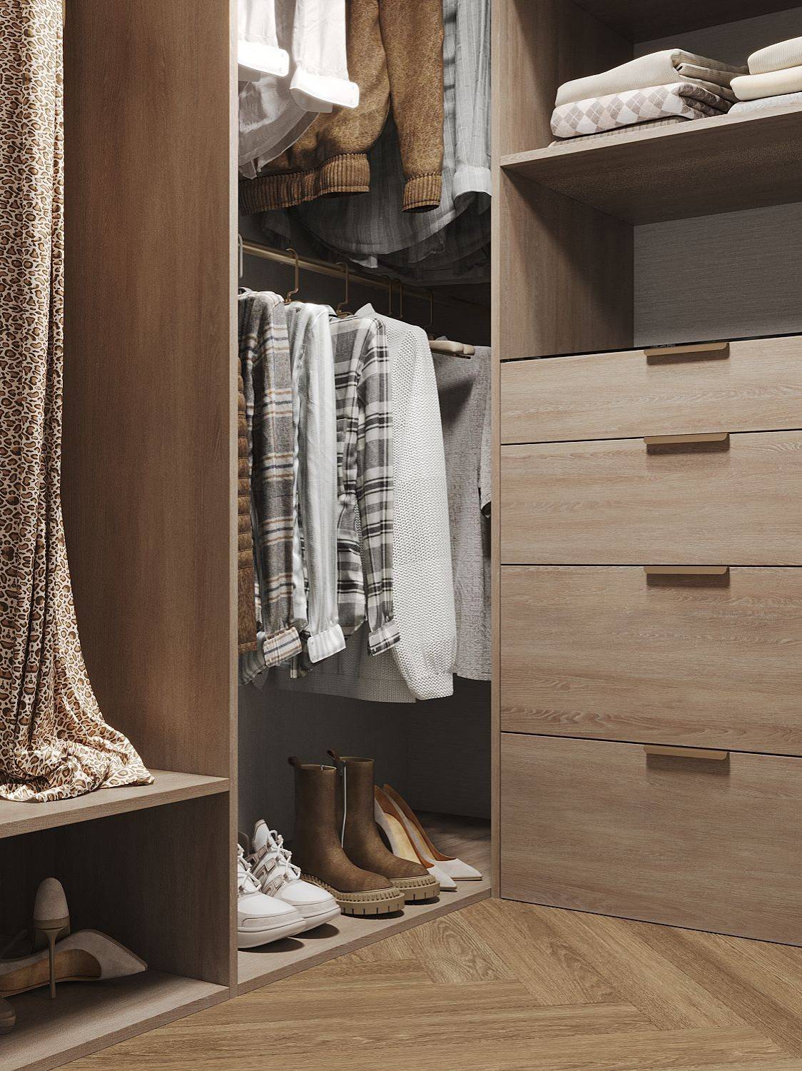 Современный интерьер с теплой атмосферой и эко-акцентами