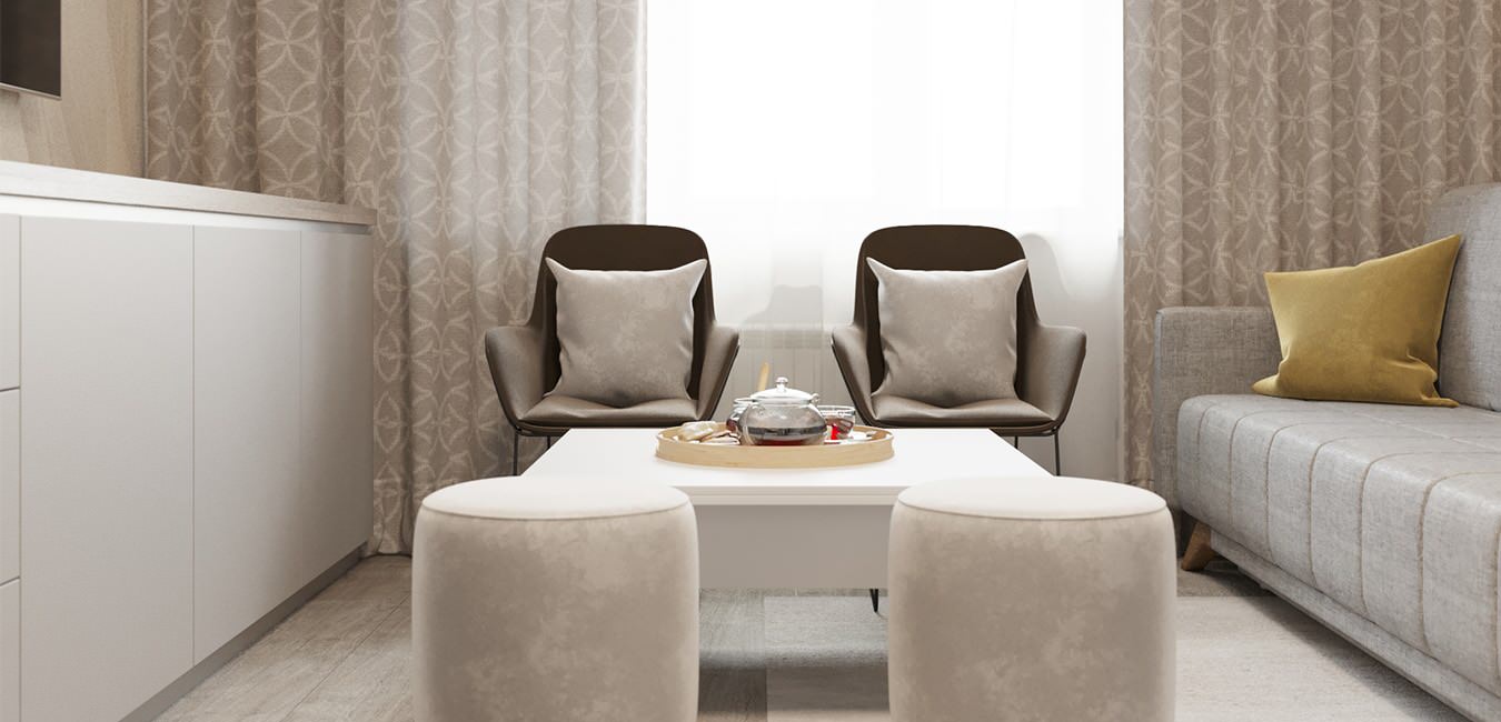 Обложка проекта: Дизайн однокомнатной квартиры Петроглиф Парк