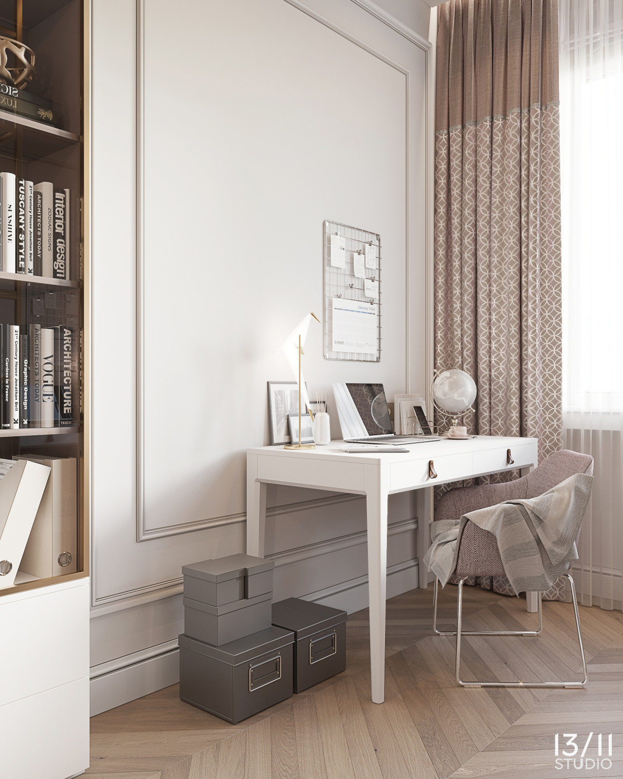 Трехкомнатная квартира в современной классике