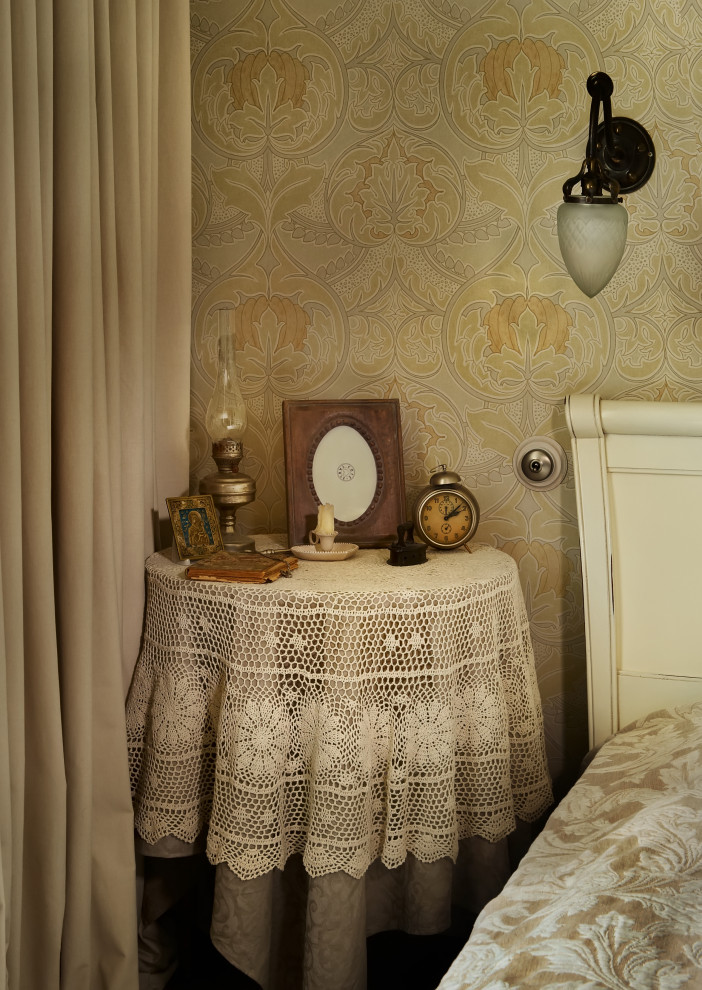 Интерьер спальни. Прикроватный столи