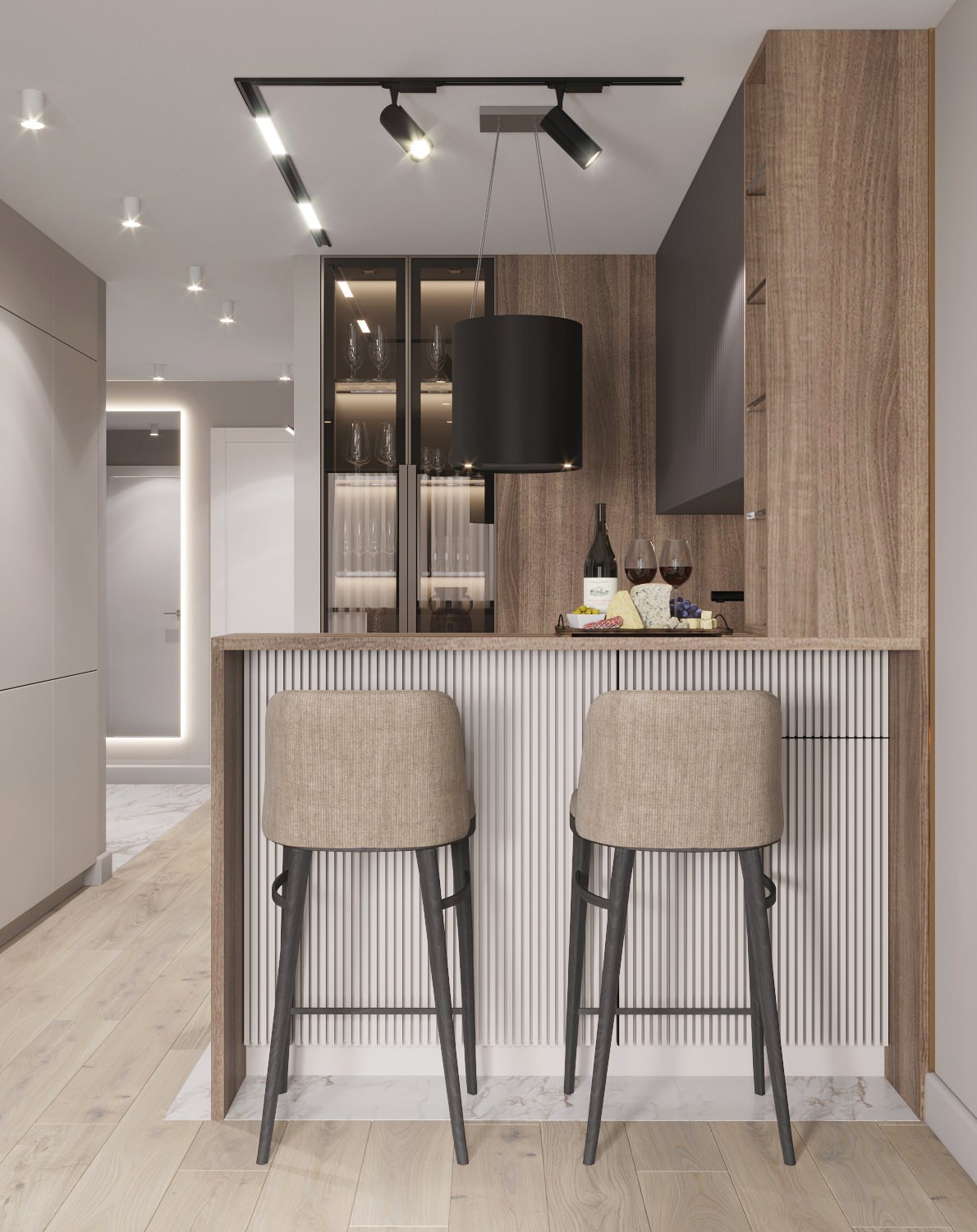 Проект квартиры 76 кв.м. 2022г.