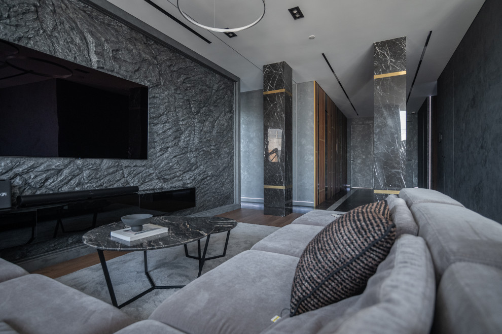 Пентхаус (современный) - гостиная