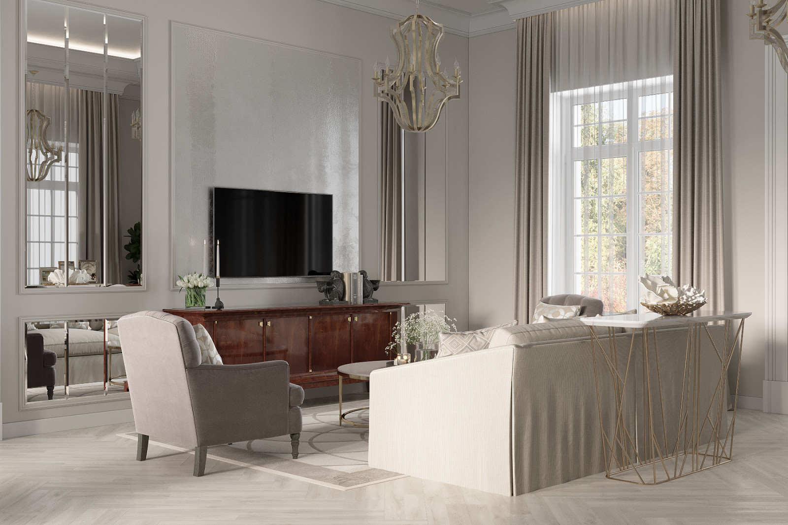 Дом в классическом стиле, 500 м2