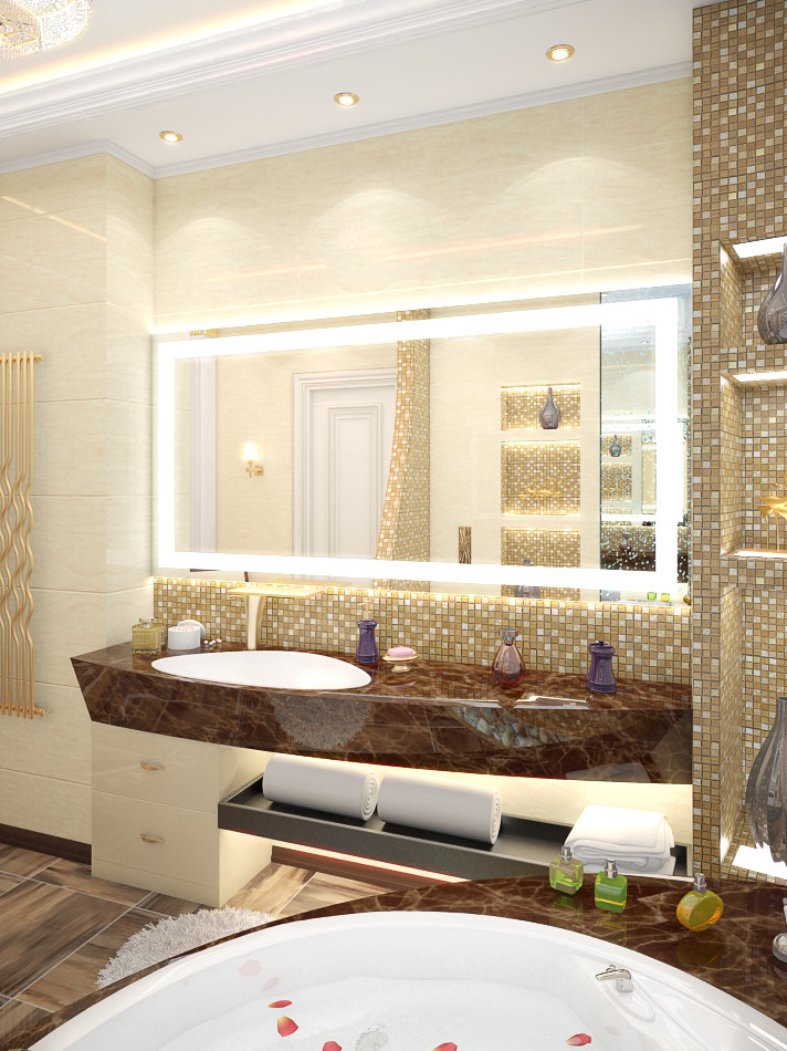 Golden Pollen или демократия классики  Стильные апартаменты в Зеленогорске