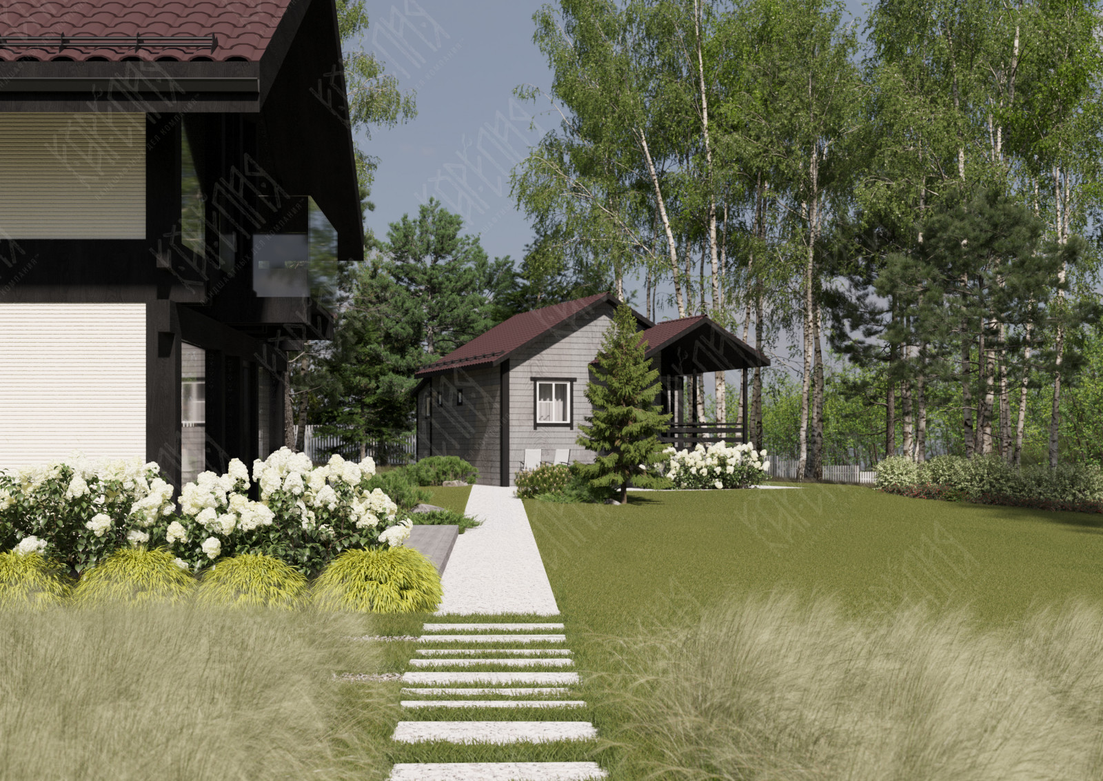 Обложка проекта: БЕРЁЗОВАЯ АЛЛЕЯ