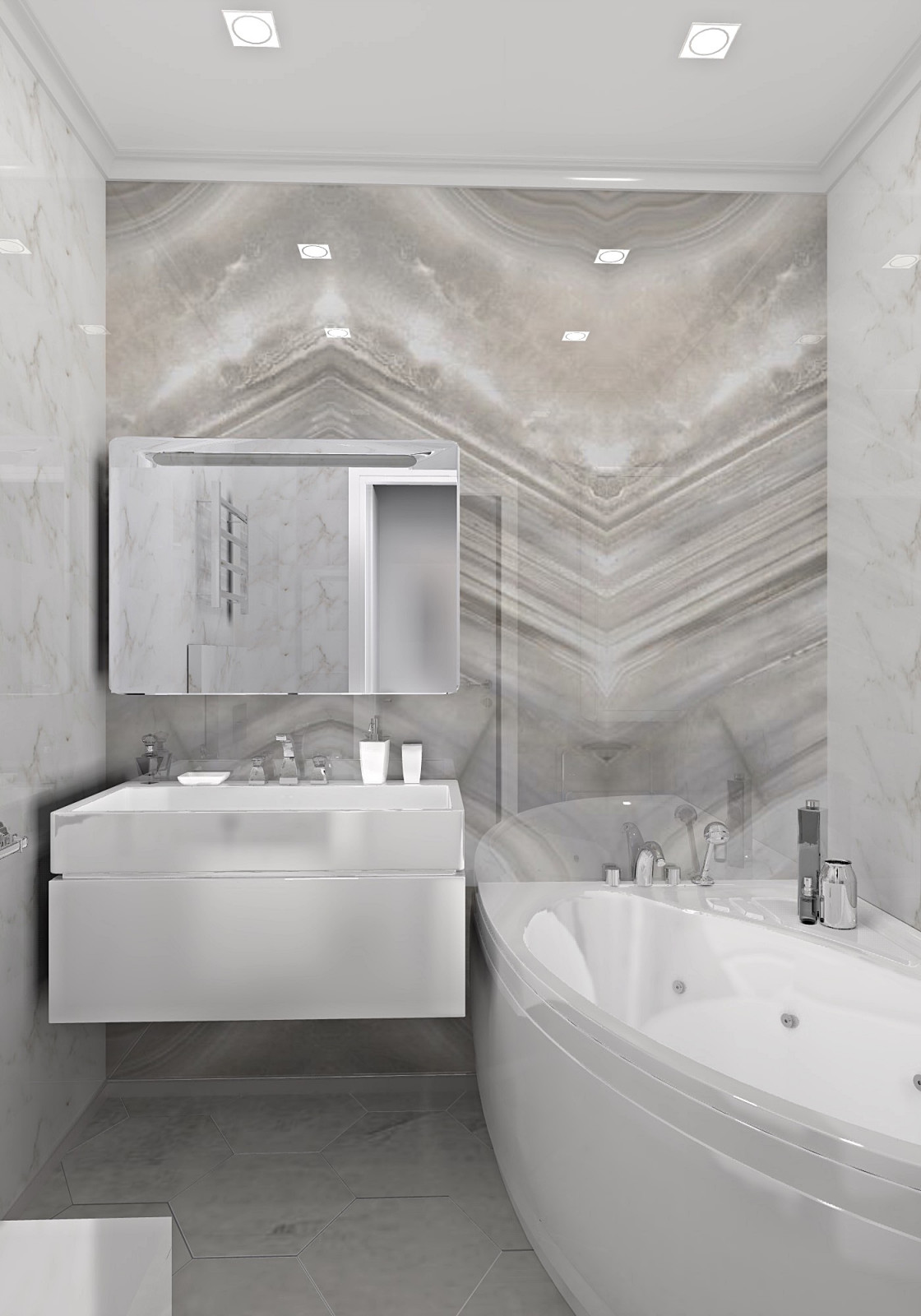 Обложка проекта: Квартира 92м2 в ЖК Яуза Парк