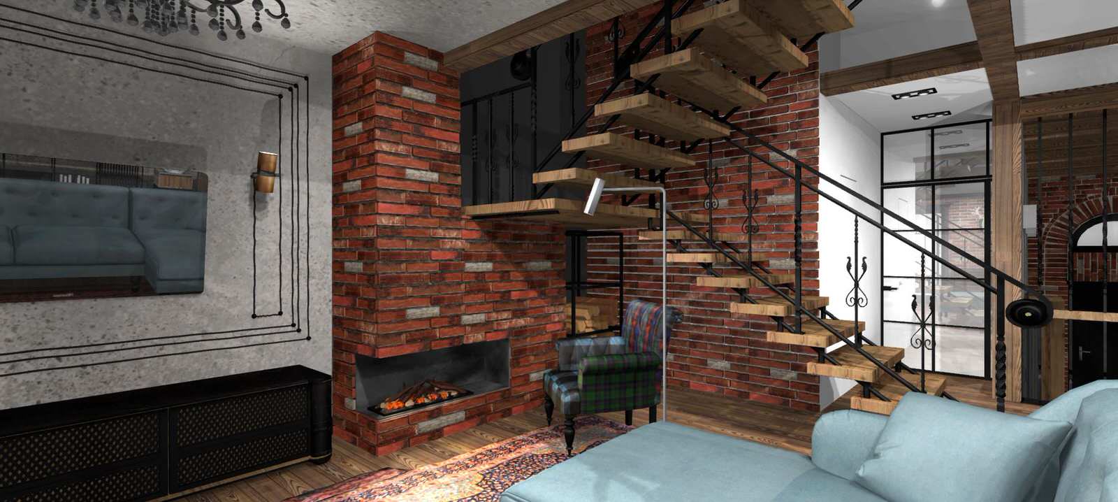 Дом в смешанном стиле