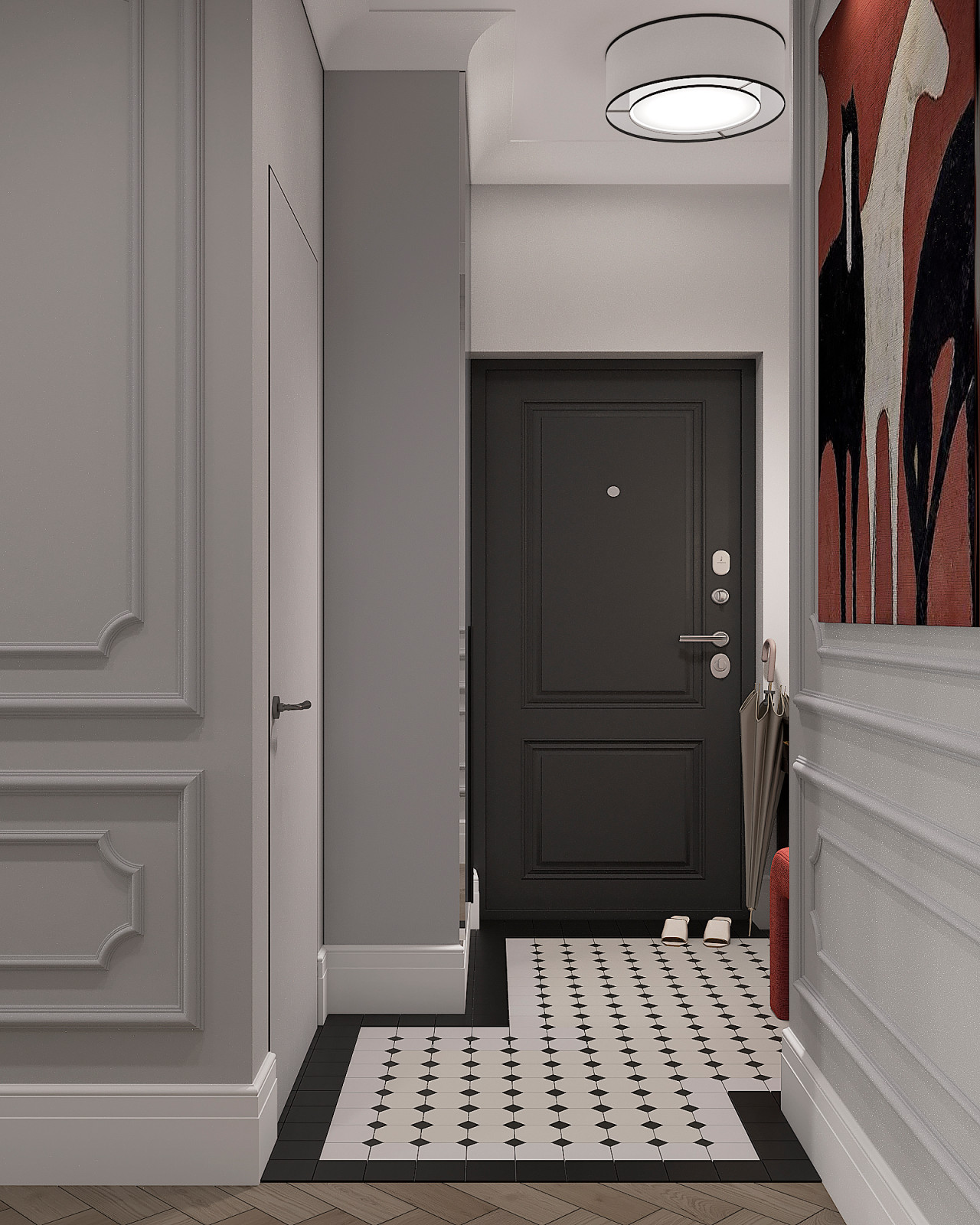 Обложка проекта: Дизайн проект квартиры в ЖК "Манхэттен"