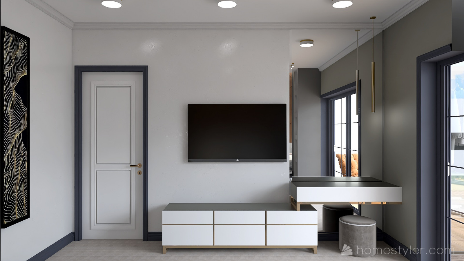 Обложка проекта: Спальня в современном стиле