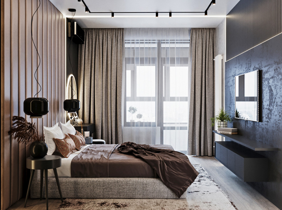 Яркий современный интерьер- Жк Сильвер