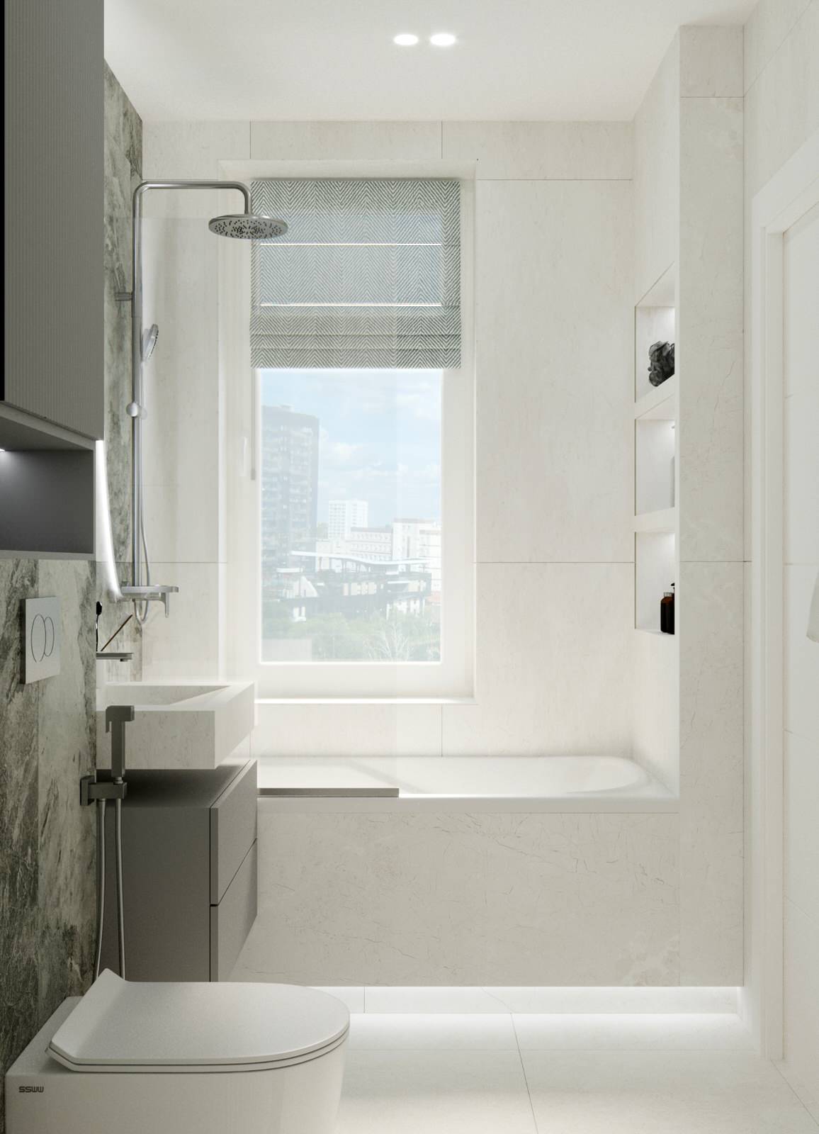 Трехкомнатная квартира в СПб, ЖК "Svetlana Park"