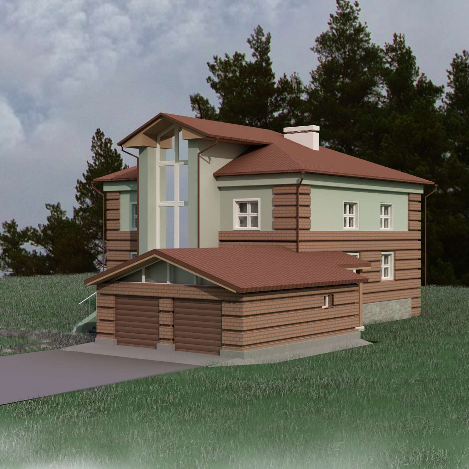 Жилой дом в п.Нижний Кочергат