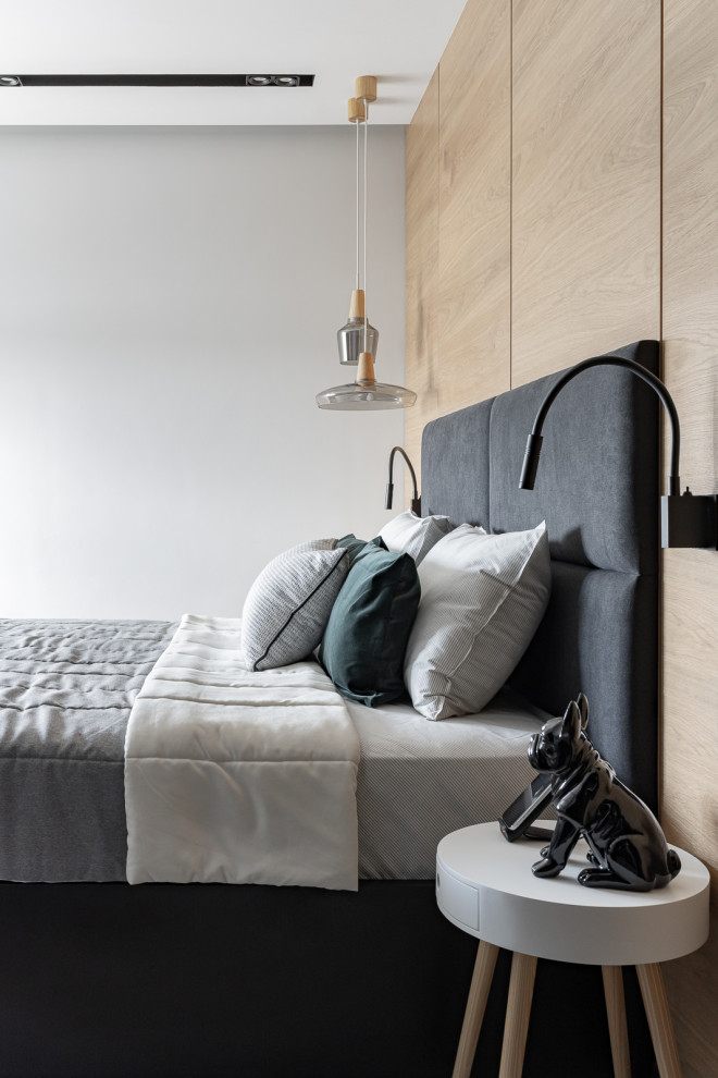 Уютная графичность. Квартира - отдых для семьи врачей