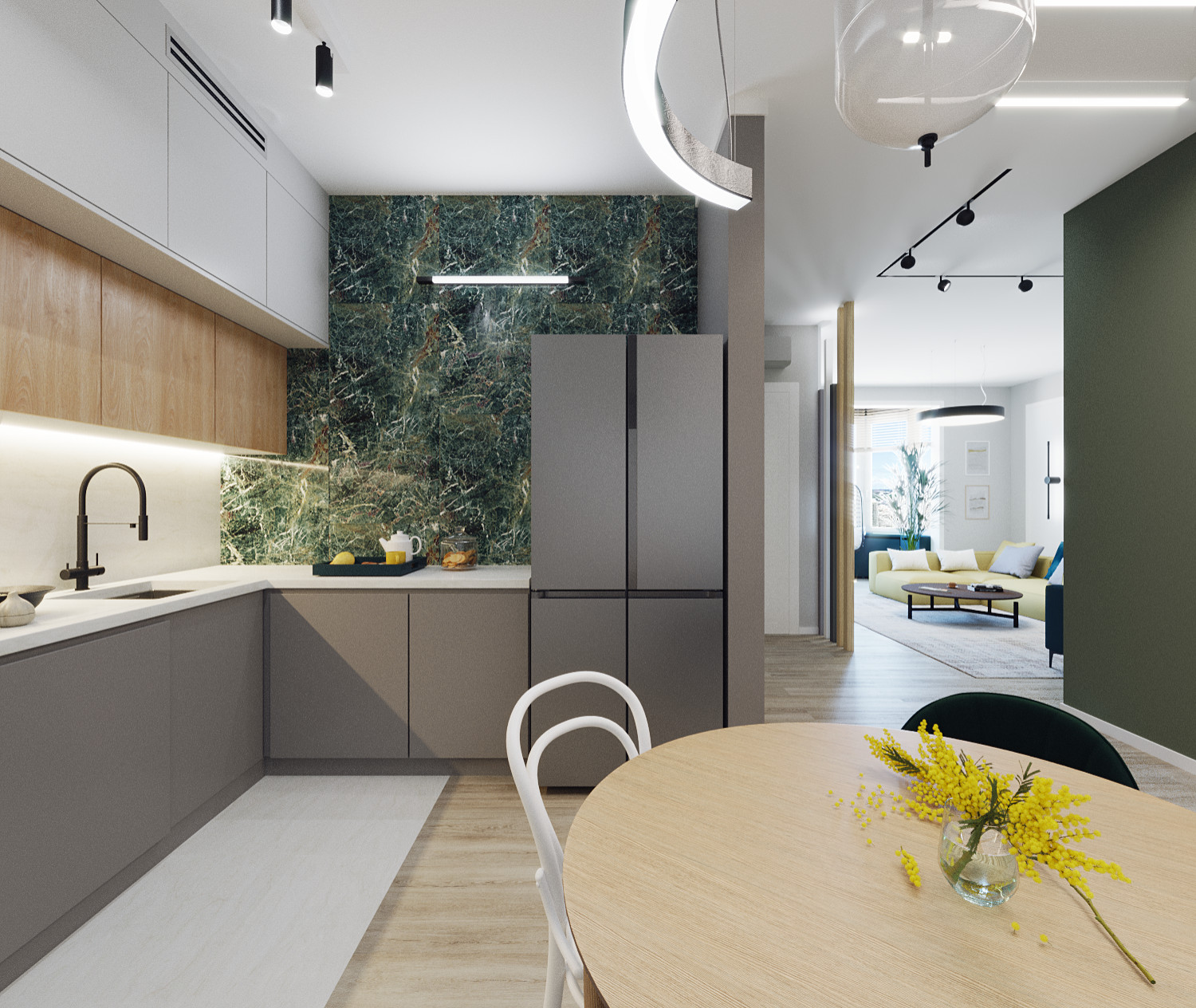 Обложка проекта: Современная квартира для молодой семьи