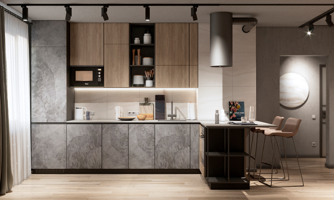 Обложка проекта: Интерьер в пещерном стиле