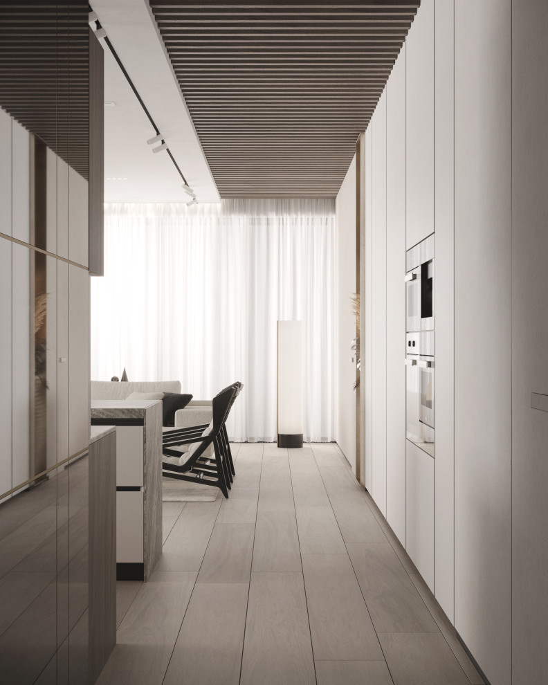 Modern megalopolis apartment