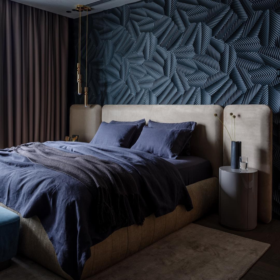 Создание и монтаж 3D панели "Листья"