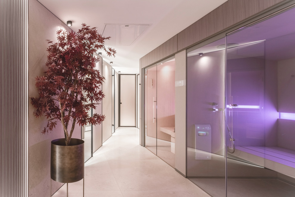 Fusion modern. Interior design of a villa in Monte-Carlo