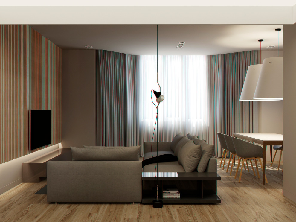 Обложка проекта: интерьер таунхауса